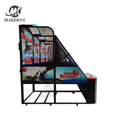Habilidades de Operação de Moedas Eletrônicas Indoor Shooting Crazy Basketball Street Basketball Shooting Arcade Game Machine