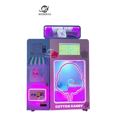 Novo Design Comercial de Alto Lucro Outdoor Inteligente Marshmallow Totalmente Automático Fabricante de Doces de Algodão Máquina Automática