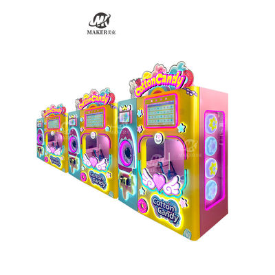 Máquina de venda de algodão doce profissional automática comercial inteligente colorido açúcar fazendo algodão doces Mach
